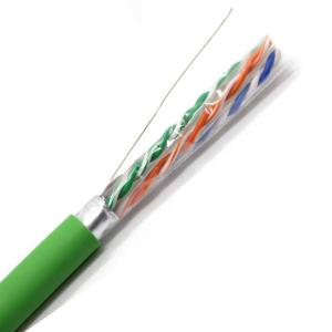 China 99.9% Oxygeen Free 1000ft Pull Box Cat6 Lan Cable Indoor 4 pair 23 awg FTP Lan Cable factory