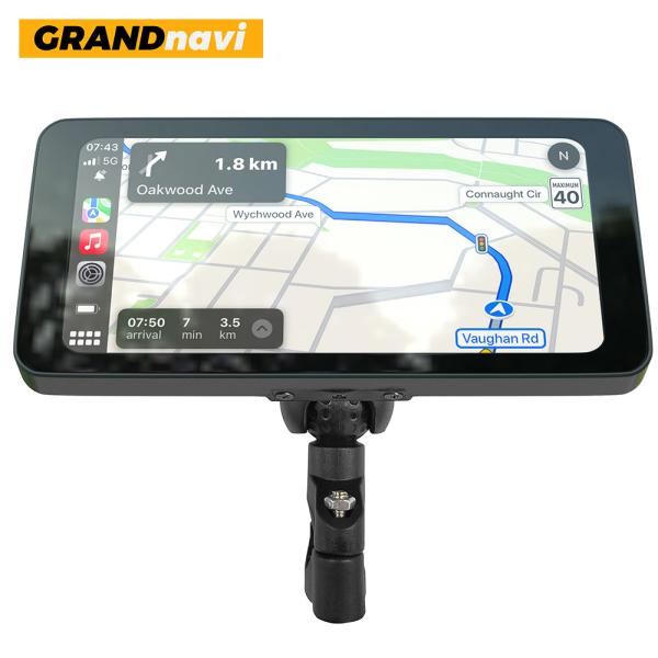 6.3inch Motorcycle Navigation Device Android Motorcycle Car Play Waterproof Loop