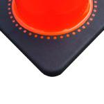 700mm Traffic Cones 28" Black Base PVC Flexible Highway Construction Cones