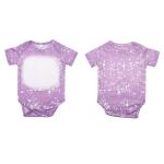 Multicolored Tie Dye Short Sleeved Sublimation Romper Blanks Light Weight
