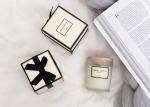 Frosted Long Stem Tealight Candle Holders Wooden Lid Elegant Feature