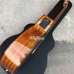 Top Quality Cutaway K24c Natural Koa wood acoustic guitar,Factory Custom 41 inch