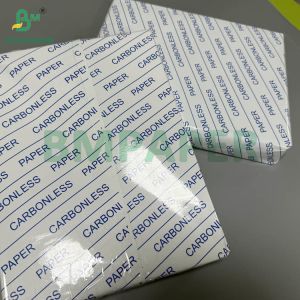 55 - 80gsm Carbonless CF Paper For Receipts Light Pink Green Blue Yellow Colored
