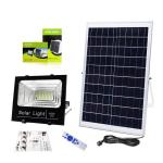 Black IP67 Waterproof Solar Spot Lights 40W 6000mAh Battery Capacity