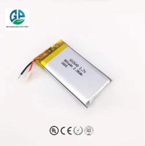 China KC Approved 3.7V Li Poly Rechargeable Battery 602648 800mah Lipo Battery factory
