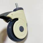 3 Inch Furniture Wheel Medical Caster Threaded Stem Plate Medical Castors