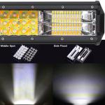 72W 144W 180W Led Bar Light For 4x4 Off road Trucks Boat SUV ATV UTV Strobe