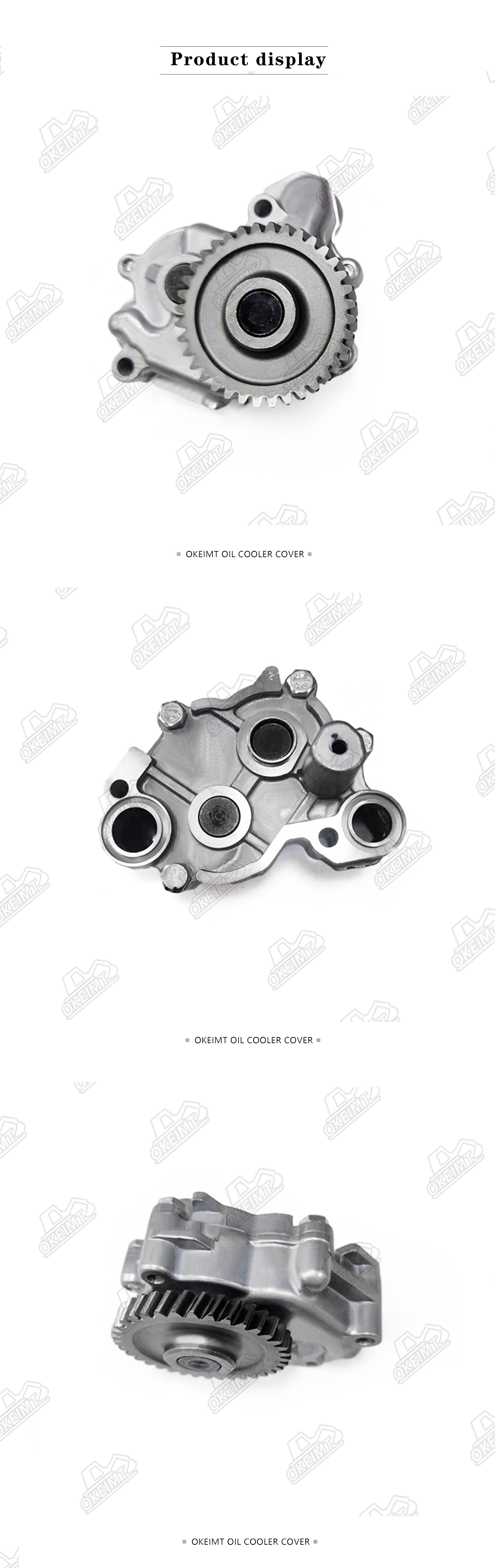 4D34 4D34T New Oil Pump ME017484 for Mitsubishi Engine Excavator