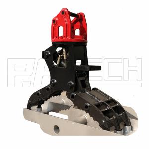China Single Or Double Grapple For Excavator, stone or wood excavator log grapple factory