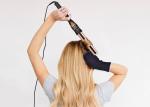 FCC Tourmaline Dual Voltage Hair Curling Wands Wave Professional 5 In 1