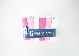 China Skin Friendly Organic Baby Washcloths , 6pk Baby Bath Wrap Towel Non Disposable factory