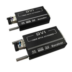 China 1.4km EDID Manual DVI Video To Fiber Converter Mini 4K X 2K Single Mode 2 Years Warranty factory