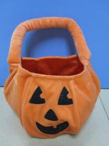 China Hallowmas Orange Gifts Bag Plush Bag factory