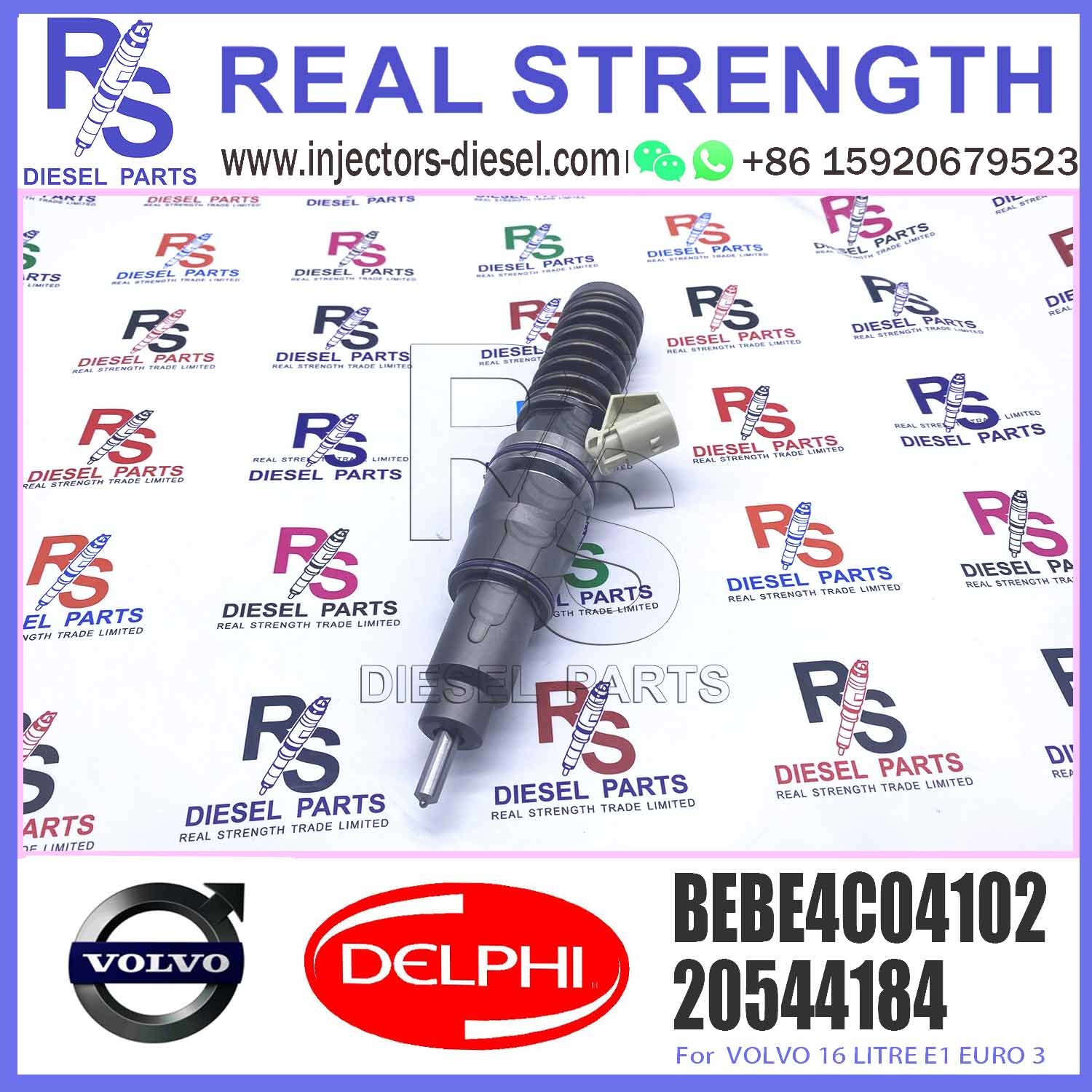 Diesel Fuel Injector 20544184 Common Rail Fuel Injection Nozzle BEBE4C04002 BEBE4C04102 For V-O-L-V 16 LITRE E1 EURO 3