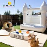 Party Rental Inflatable Soft Play Equipment Mobile Playground Beige Soft Ball