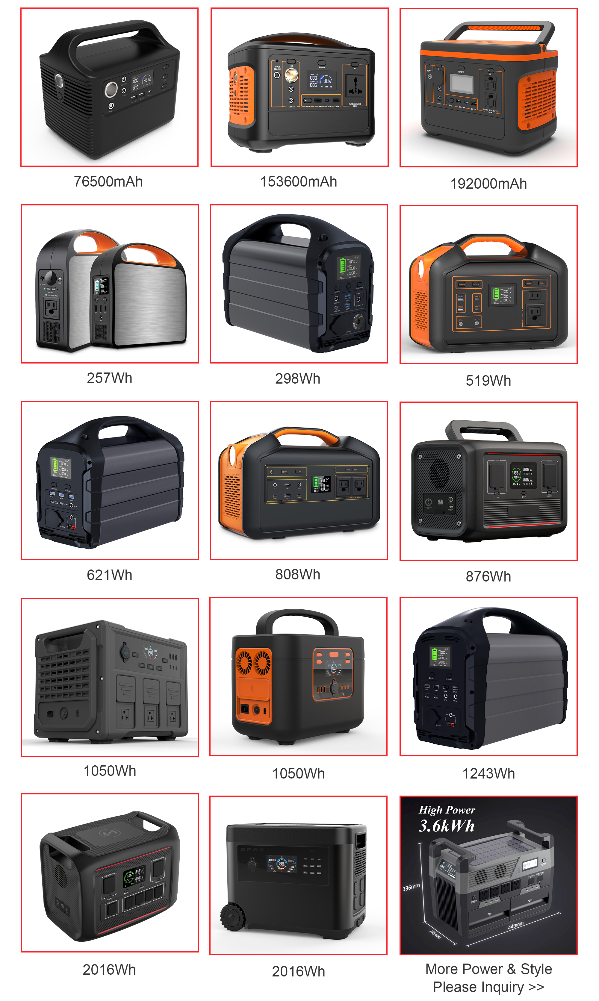 ladestation & powerstation 2000w fur deutschland 230volt / multifunction battery tragbare 3000 2000 watt powerstation