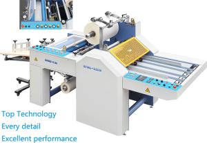 China Manual Feed Semi Automatic Laminator , Pre - Glued Film Lamination Machine factory
