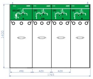 China Vacuum Interrupter Electrical Switchgear , Generator Switchgear Explosion Proof factory