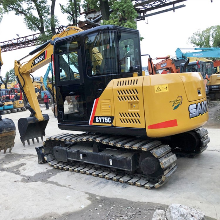 7 Ton SANY 75-9 PRO Excavator ORIGINAL Hydraulic Cylinder 0.28 m3 Bucket Cheaper Cost