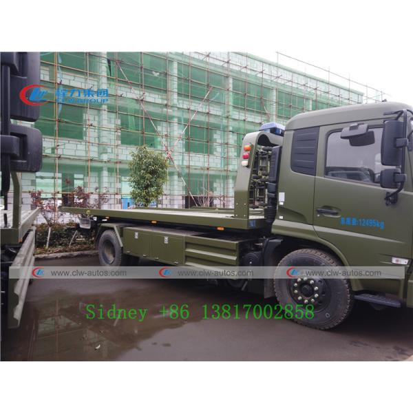 China Dongfeng Tianjin 140HP 4X2 Flatbed Wrecker Truck factory
