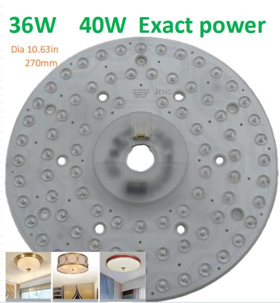 10.63" 270mm Round Led Ceiling Light Replacement 120v Led Light Kit For Ceiling