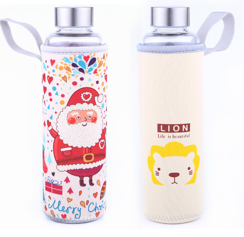 Insulated Reusable L6CM Neoprene Water Bottle Sleeve