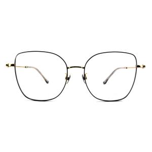 China TF3363 Durable Titanium Round Glasses Frames Customized Unisex Eyewear factory