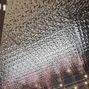 China 1219x2438mm Silver Mirror Water Ripple Stainless Steel Sheet Flat Shape factory