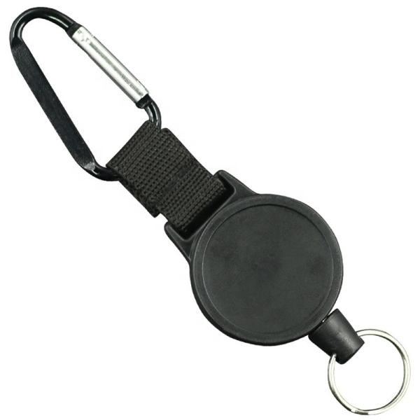 Deyi Badge Reel Heavy Duty Badge Reel Retractable Keychain Carabiner Badge Clip
