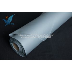 China Aging Resistant Silicone Fiberglass Fabric Subway Fireproof Barrier Material on sale
