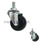 Height 70mm Light Duty Casters M10 Threaded Stem Casters For Furniture