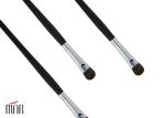 Tapered Boar Bristle Eyeshadow Blending Brush For Eye Makeup , Synthetic Hair