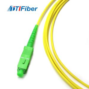 China SC SM SX Singlemode Optic Fiber Patch Cord FTTX All Lengths Available factory