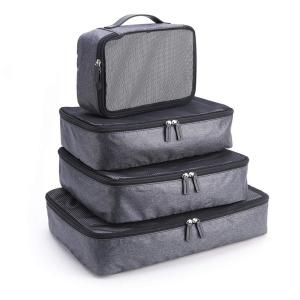 China Leather Mesh Luggage Organizer Portable Creative With Shoes Compartment factory