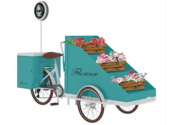 Multipurpose Commercial Scooter Vending Cart Aluminium Alloy Frame Stable