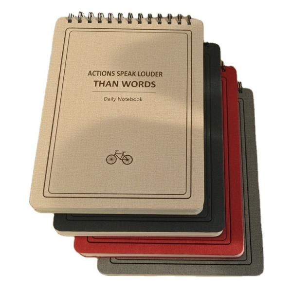 China Customized Academic A5 PU Leather Diary Notebook with Elastic Band and 80 Inner Pages factory