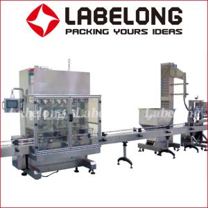 China Lubricating Oil Filling Capping Labeling Machine Automatic for 1-5L Plastic Bottle factory