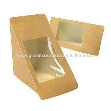 China OPP Kraft Waterproof Paper Bags With Clear Window factory