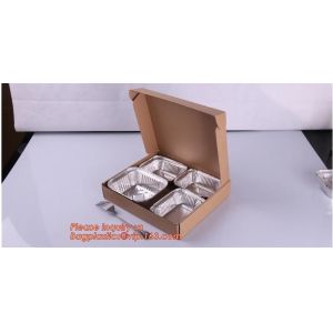 China Rectangular Aluminium Foil Food Container, Airlines Fast Food Delivery, Reheating, Baking, Roasting, Meal Prep, to-Go on sale