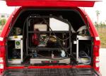 Red Painting Fire Command Vehicles