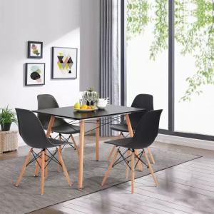 China Home Furniture Eames Dining Chair Multicolor Minimalist Style For Kitchen factory