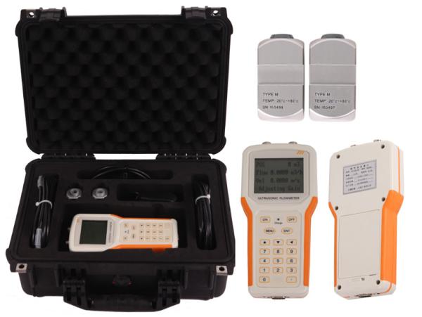 China Clean Dirty Liquid Handheld Transit Time Flow Meter factory