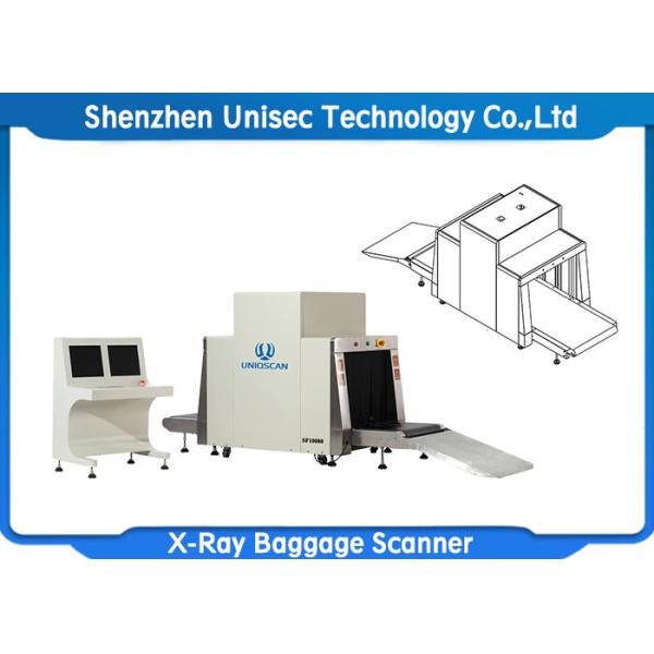 Dual Energy Big Size Parcel X Ray Baggage Scanner Machine With High Resolution X