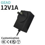 OEM / ODM Electric 12V 1A Power Adaptor For LED Light CCTV Camera