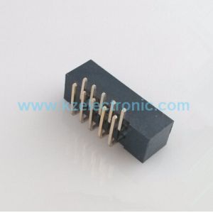 Dual row box header connector, 2*5pin straight or right angle header connector