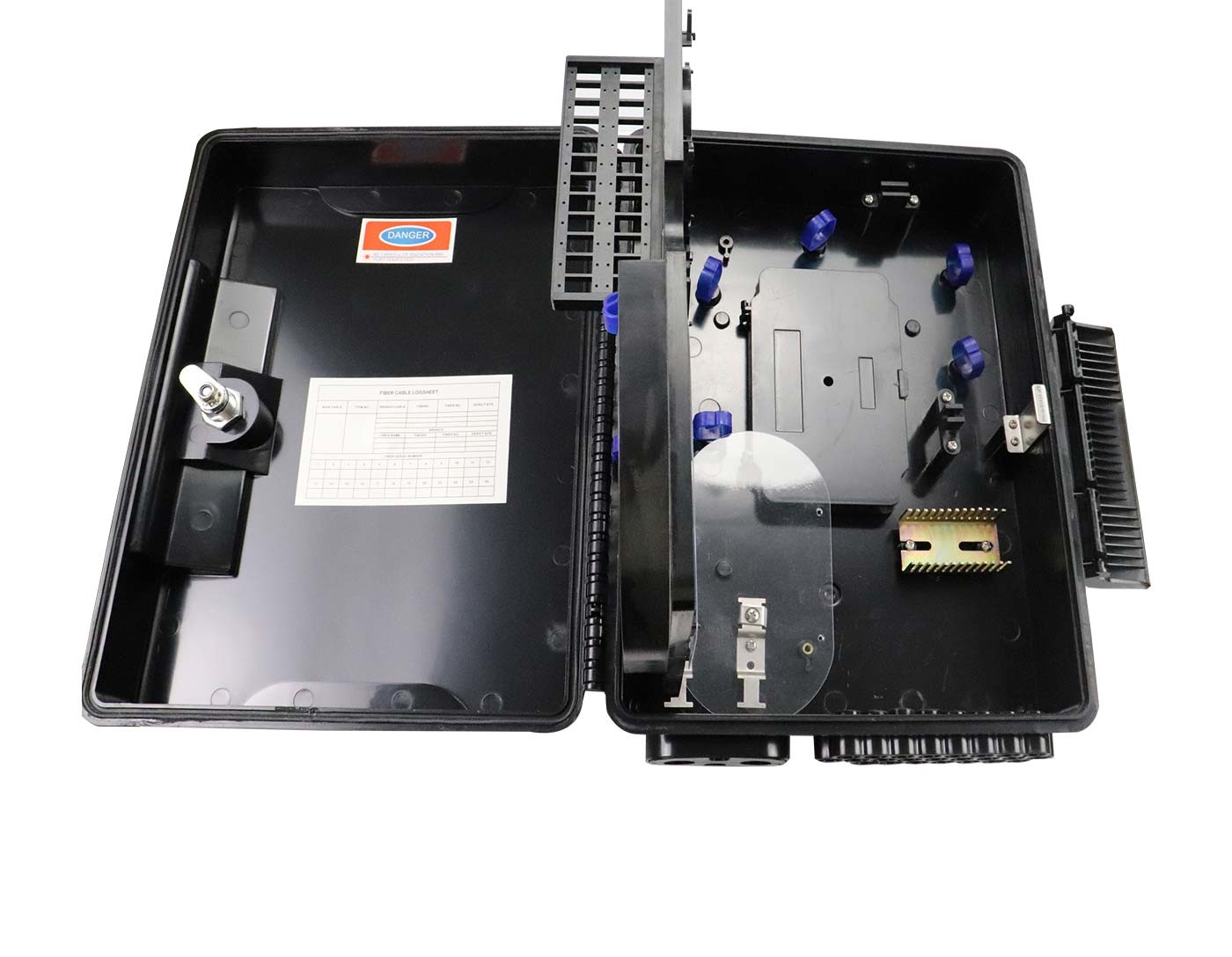 black Joint Box Fiber Optic, fiber optic cable junction box IP68