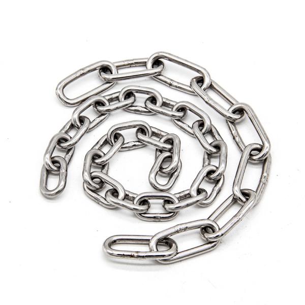 Silver Toned Tarnish Resistant 316 Stainless Steel Chain 18 Inch Stainless Steel