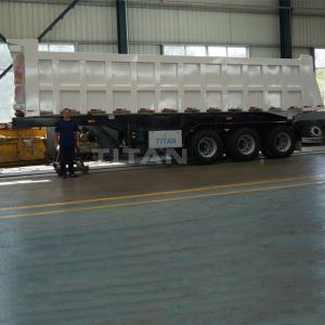TITAN 40 cubic meter tipper trailer tipper trailer rear dump trailer for sale