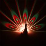 Novelty gifts product Peacock projection lamp, funny and attractive attractive