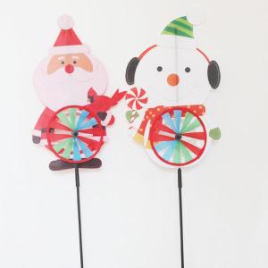 China Christmas Windmill Santa and Snowman factory